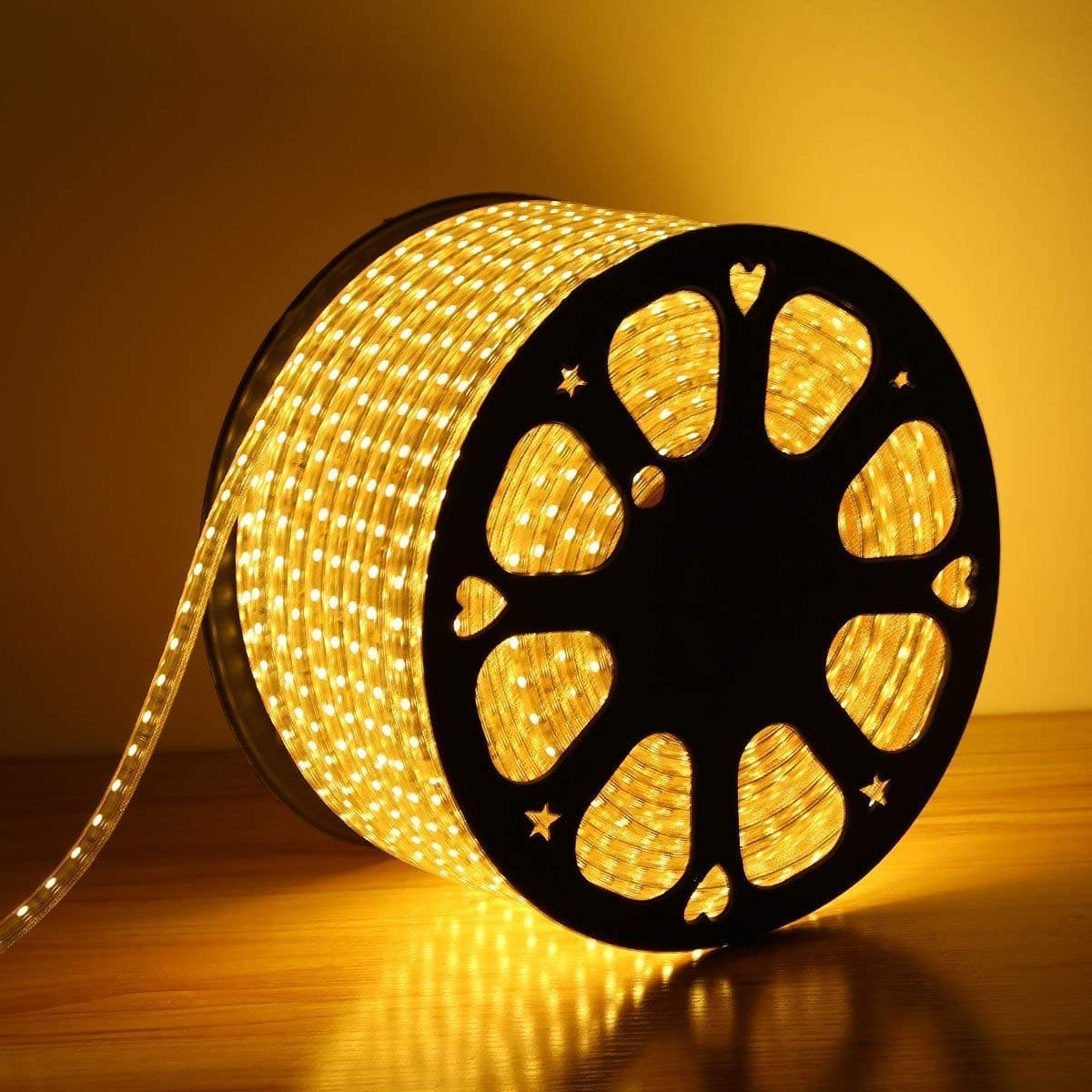 Desidiya ® 40 Meter LED Rope Light for Decoration-Waterproof Decorative Lights,Cove Light for Ceiling | LED Pipe Light for Home Decor | Led Strip Lights for Diwali Decoration,Birthday (Warm White)