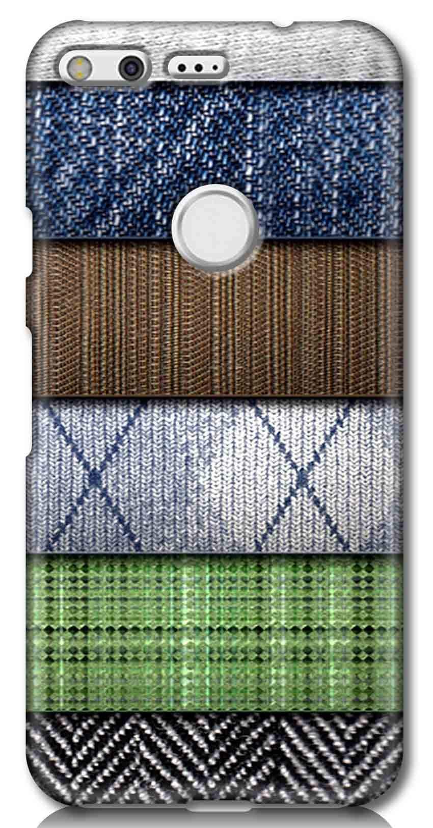 Amazon Brand - Solimo Designer Woven Fabric Design 3D Printed Hard Back Case Mobile Cover for Google Pixel