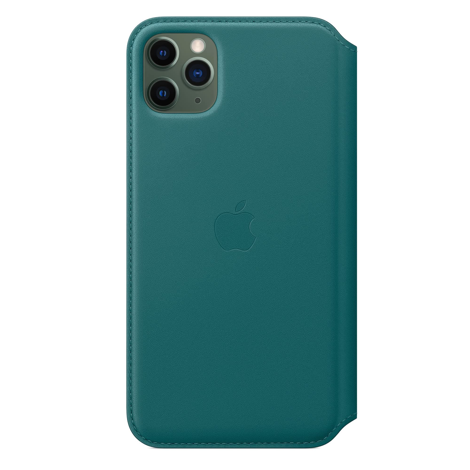 Apple Leather Folio (for iPhone 11 Pro Max) - Peacock