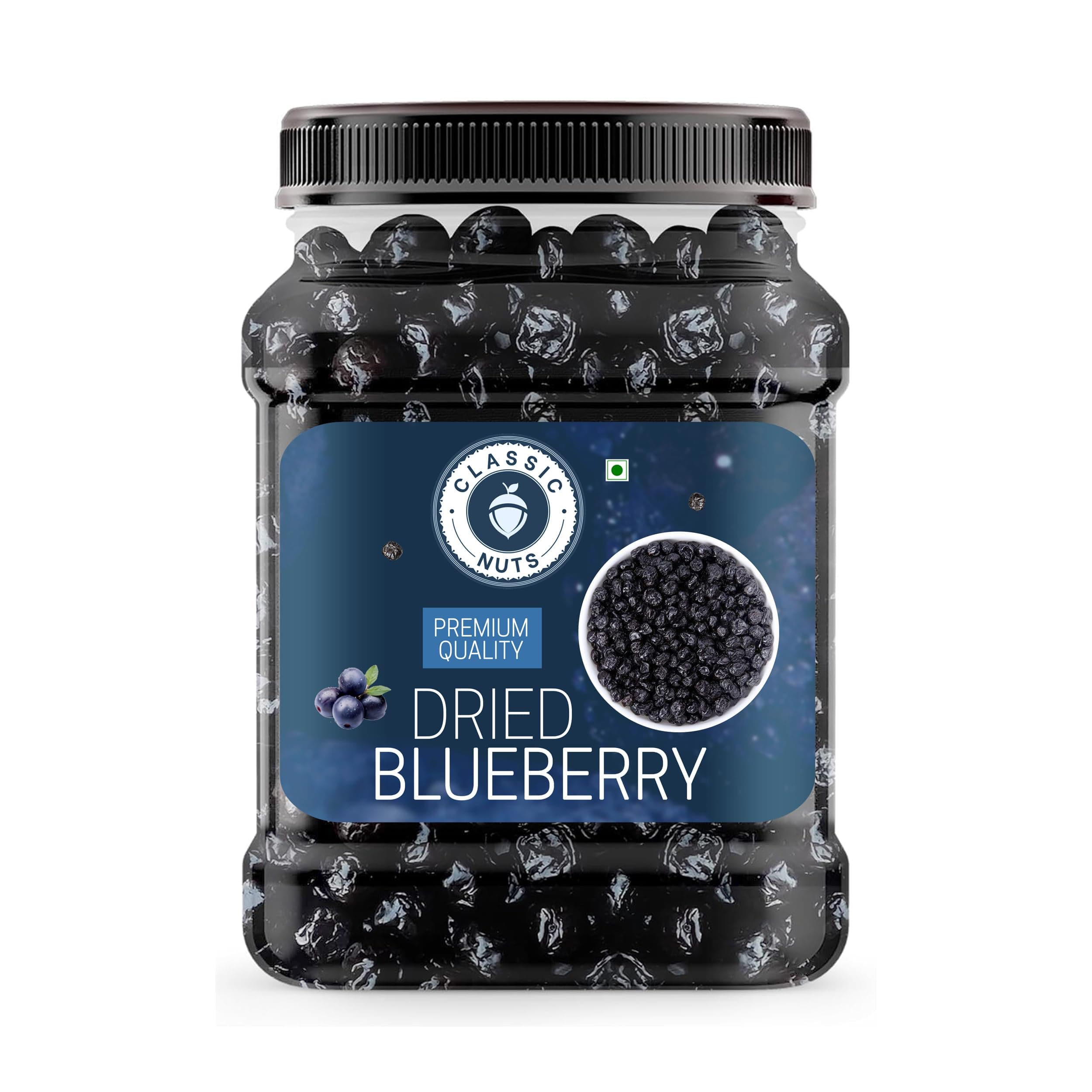 Classic Nuts Dried Blueberry | Dry Fruit | Rich in antioxidants, Vitamin K, Calcium & Fibre | Sweet & Delicious | Healthy Snacks (400gram)
